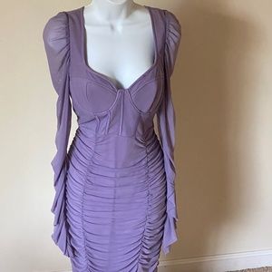 Lavender Midi Dress